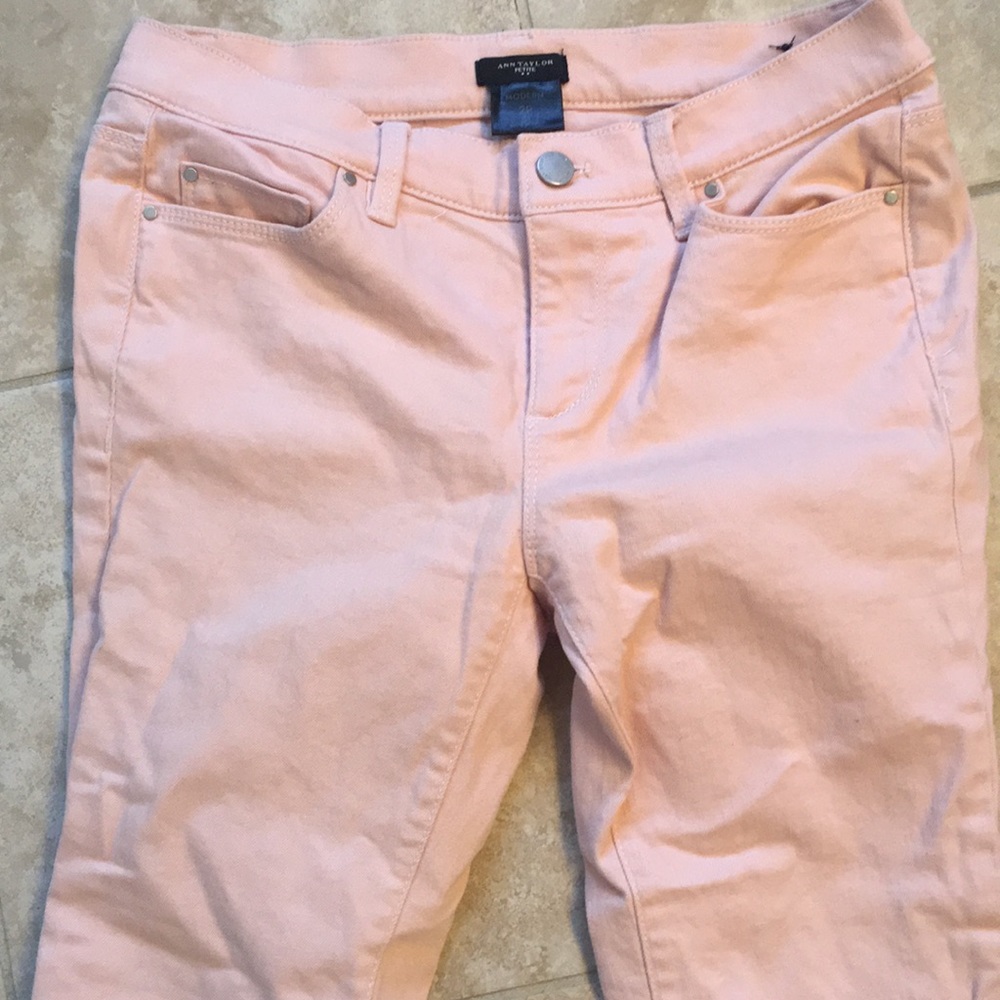 Peach Modern fit denim